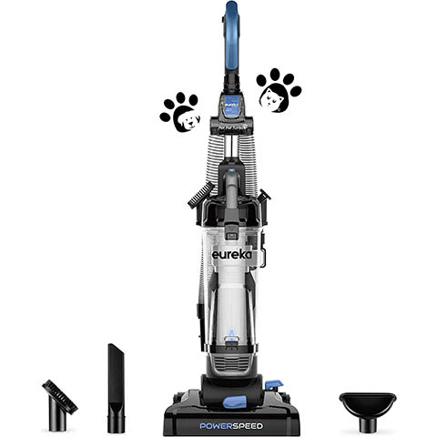 Eureka PowerSpeed Bagless Upright Vacuum Cleaner, Pet Turbo-Best for Dog and Cat Hair