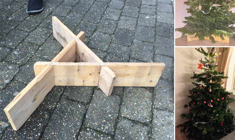 Pallet Christmas Tree Stand