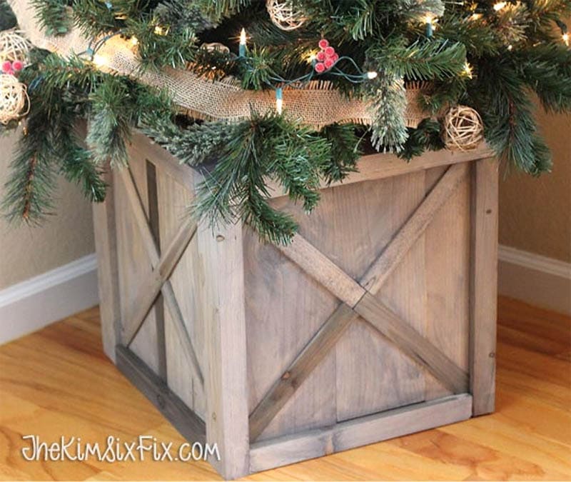 Scrap Wood Christmas Tree Stand