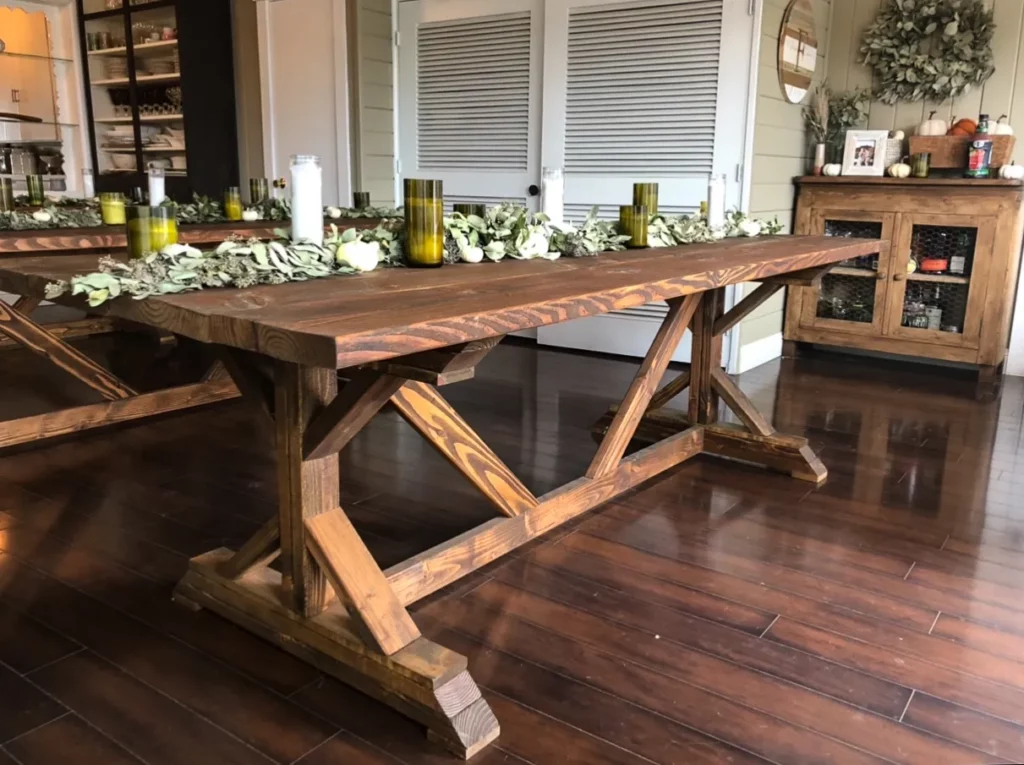 diy rustic farmhouse table