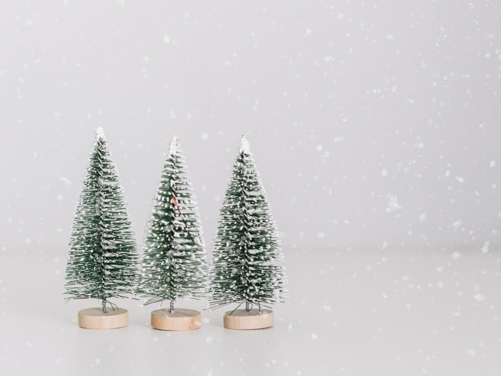 miniature christmas trees