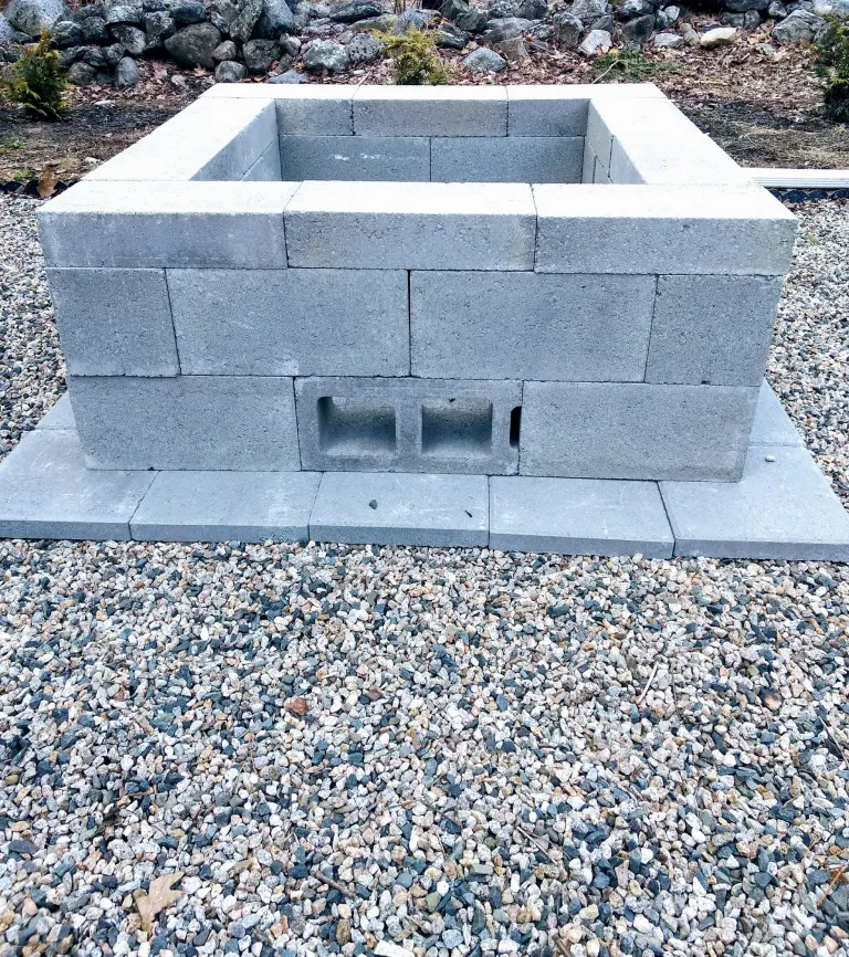 Cheap Cinder Block Fire Pit- Wednesday morning whispers