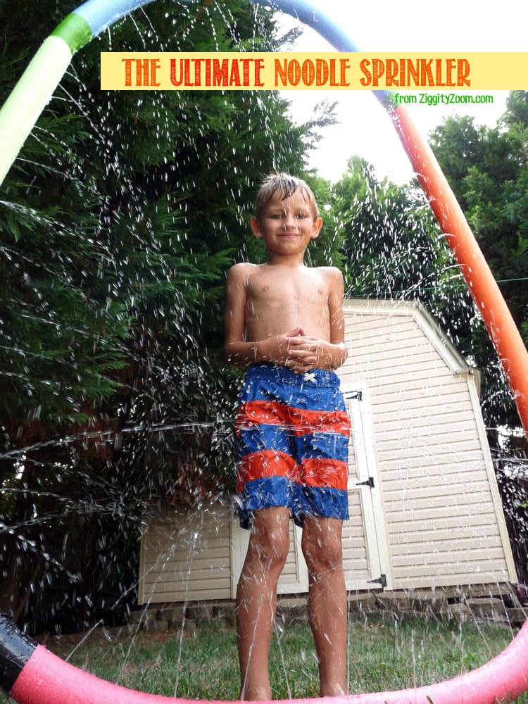 DIY Sprinkler for the Kids- ziggity zoom