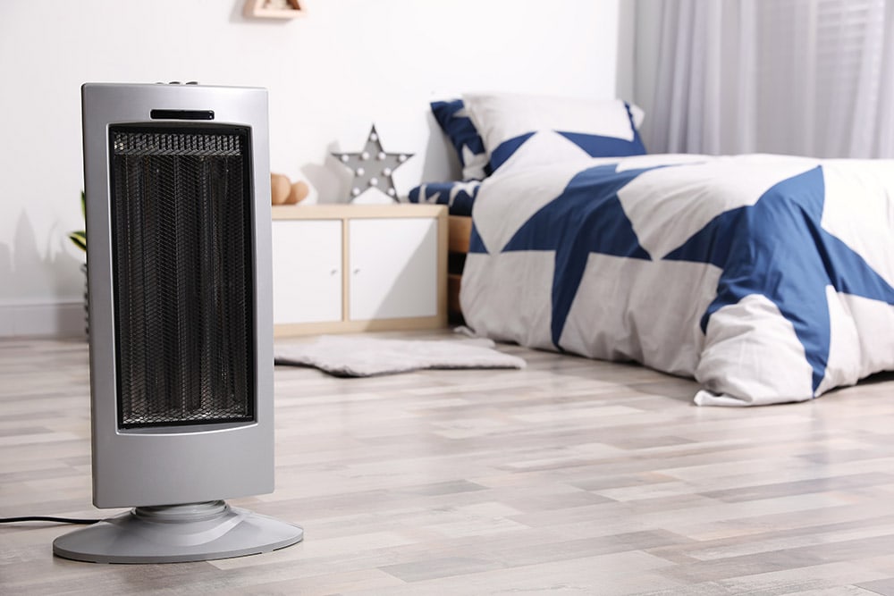 10 Best Space Heaters In 2024 Reviews Top Picks House Grail   Modern Electric Heater On Floor New Africa Shutterstock 