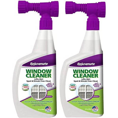Rejuvenate Outdoor Window Spray and Rinse Cleaner with Hose End Adapter