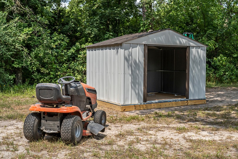 Can you store a lawn mower in best sale the house