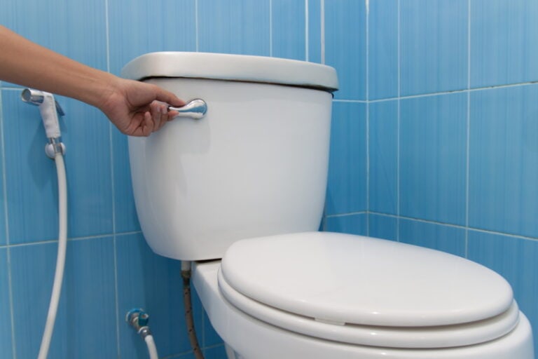How much water does it take to flush a toilet facts faq house grail