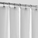 Alyvia Spring Waterproof Fabric Shower Curtain Liner