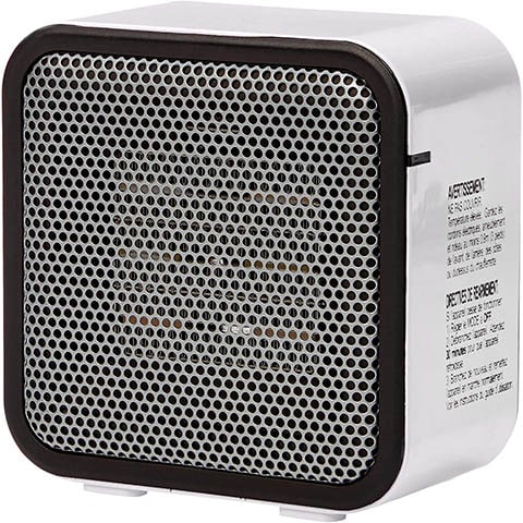 Amazon Basics 500-Watt Ceramic Small Space Personal Mini Heater