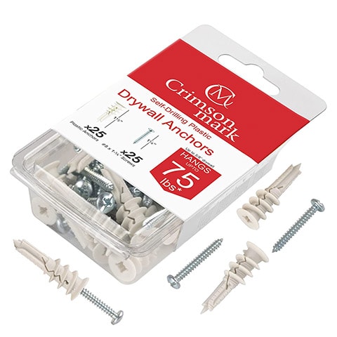 CrimsonMark Self Drilling Drywall Anchors