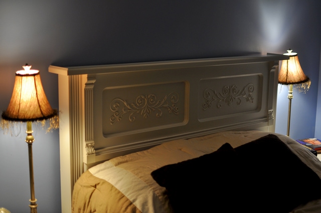 DIY Headboard by morgan cafe