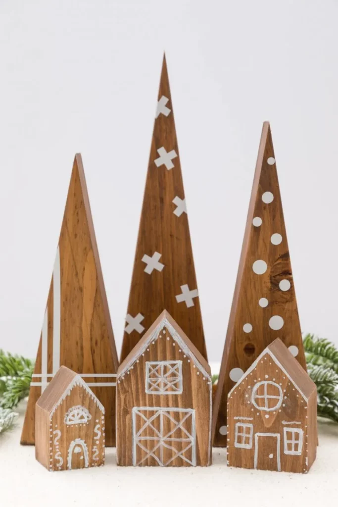 DIY Scandinavian Wood Christmas Tree