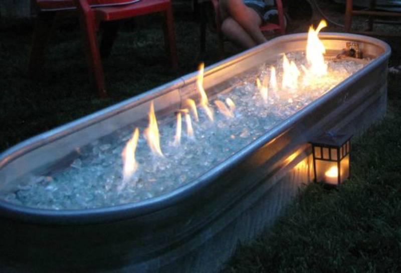DIY patio fire pit