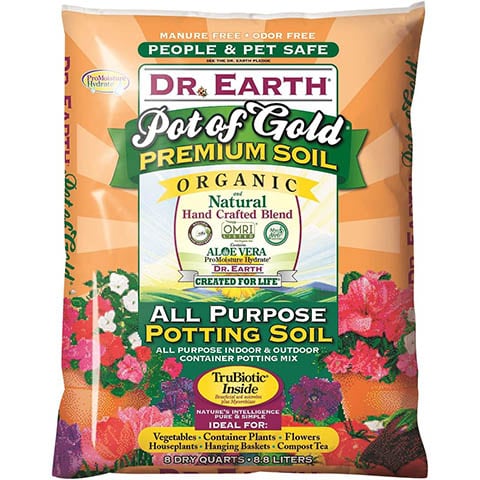 Dr. Earth 749688008136 813 Gold Premium Potting Soil