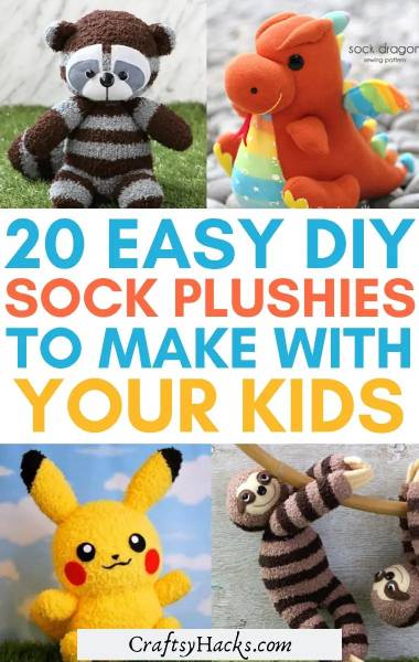 Easy DIY Sock Plushies