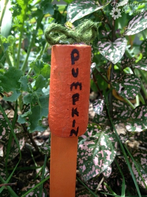 Garden Markers- optimistic mommy