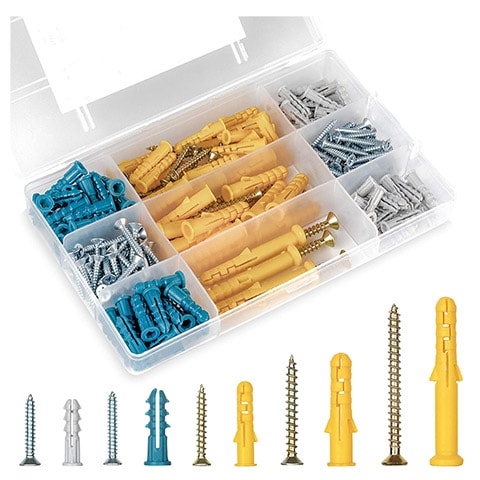KURUI Drywall Anchors and Screws Kit