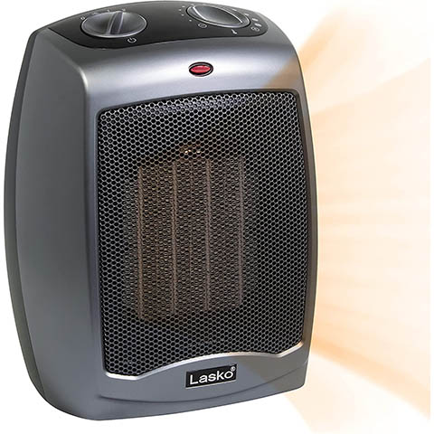 Lasko 754201 Small Portable 1500W Electric Ceramic Space Heater