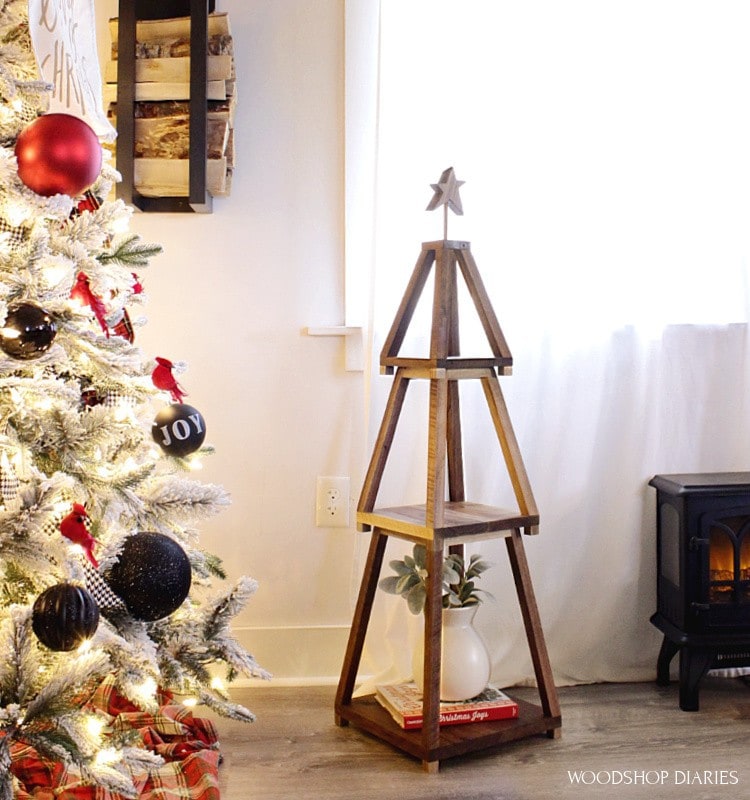 Stackable DIY Christmas Tree Shelf