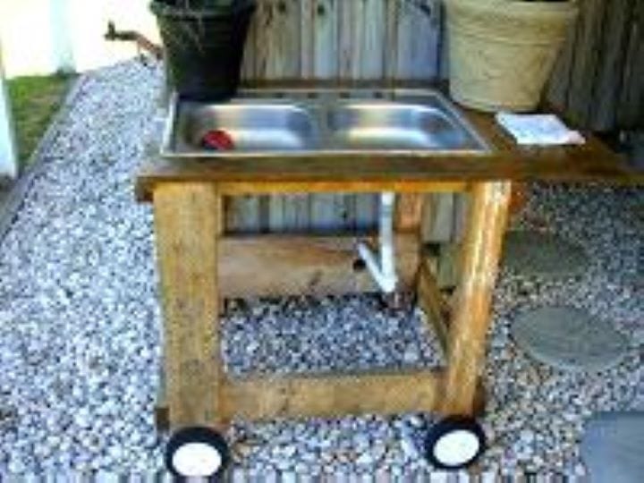 diy outdoor utility sink