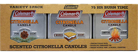 Coleman Scented Citronella Campfire Crackle Candle