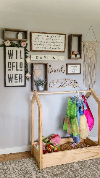DIY Dress Up Storage for Kids (with FREE Woodworking Plans)