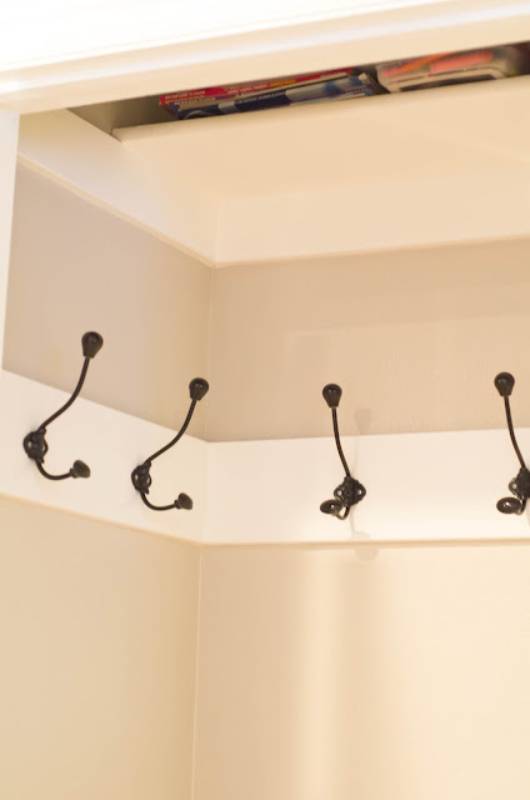 DIY coat closet makeover