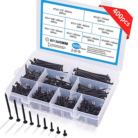 GVAKMM 400-Pcs #7 Drywall Screw