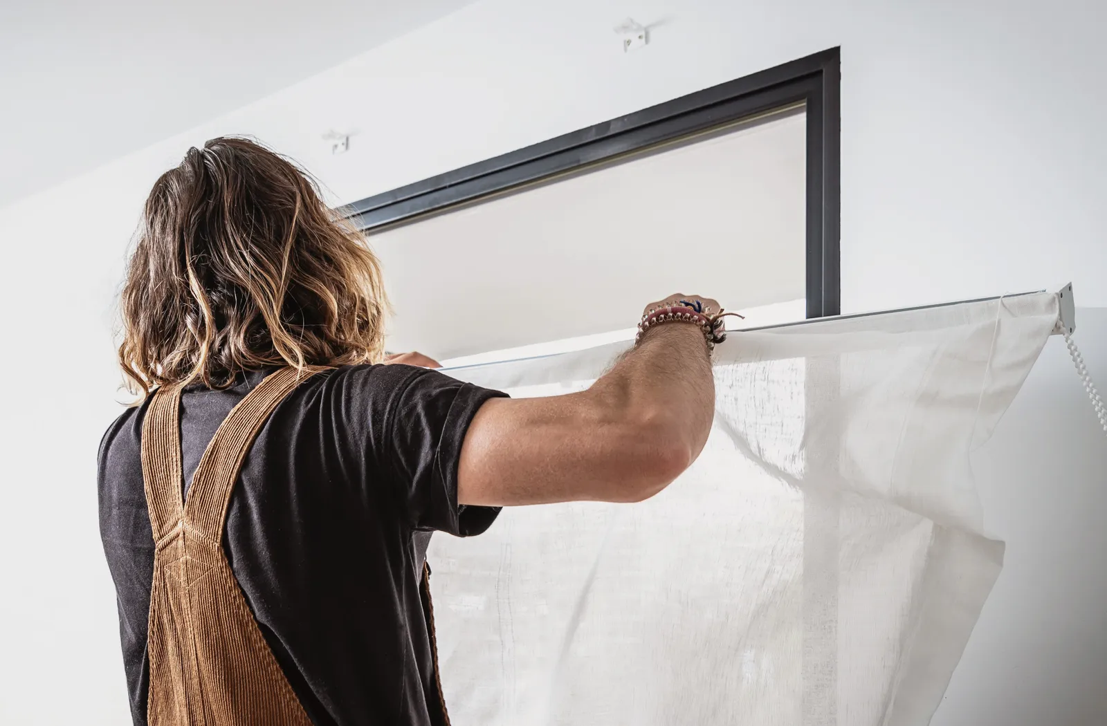 Hang Curtains as Dividers by Architectural Digest