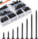 Rustark 390-Pcs #7 Coarse Thread Drywall Screw with Phillips Drive