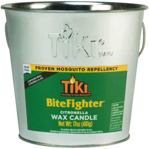 Tiki Bitefighter Citronella Wax Candle