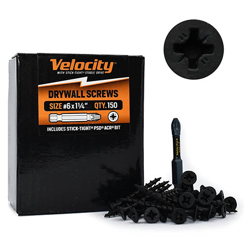 Velocity Drywall Screws and Drive Bit Pack