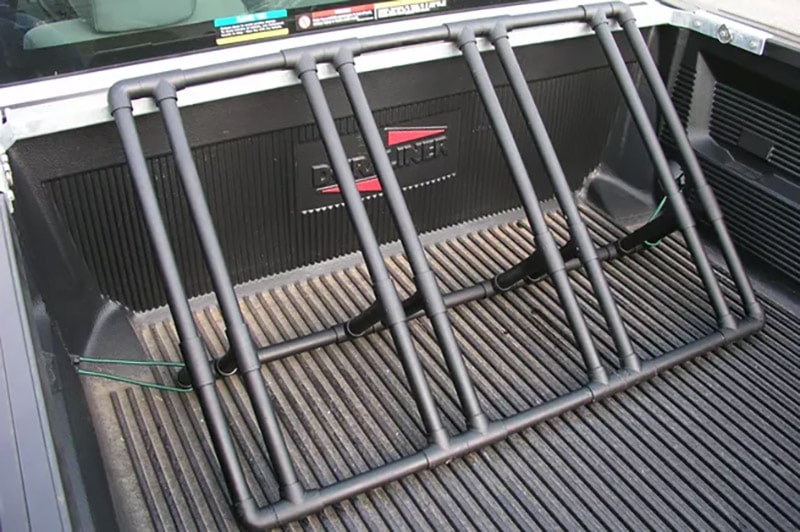 diy bike rack for a pickup truck