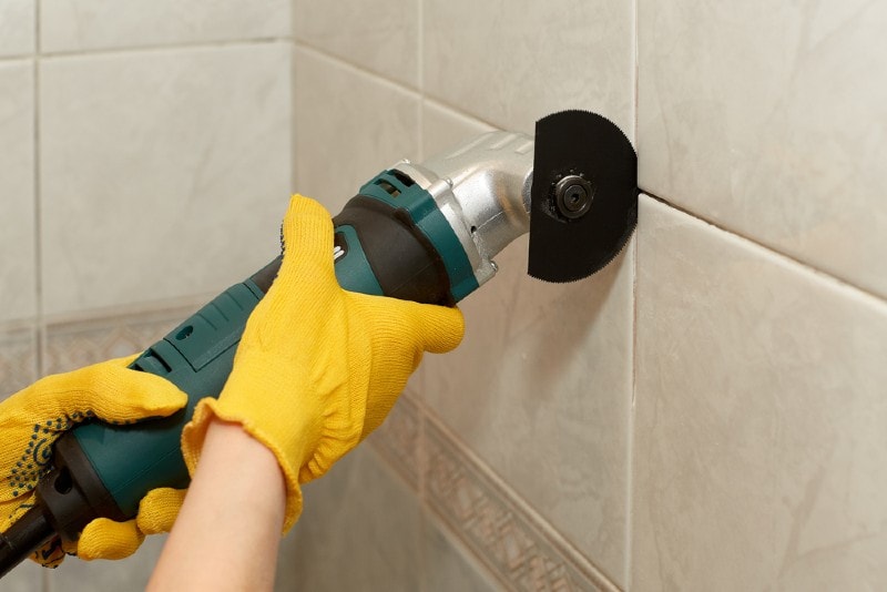 How To Remove Old Grout From Tile Surface