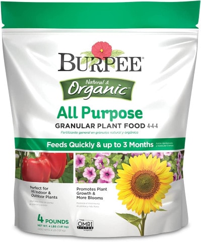 Burpee Natural Purpose Granular Organic Plant Food