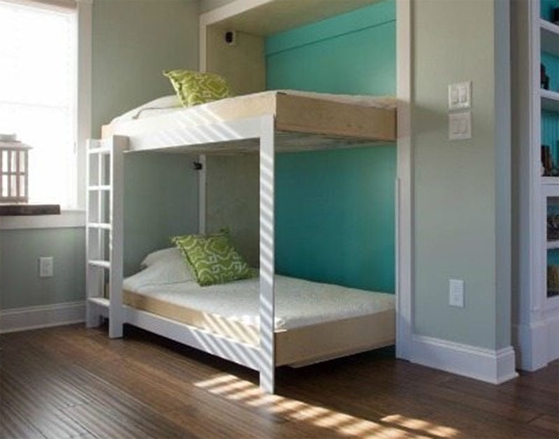 DIY Murphy Bunk Beds by Ideas2Live4