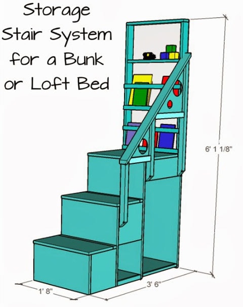 9 Creative Diy Stairs For Loft Beds You Can Construct Today With Pictures House Grail