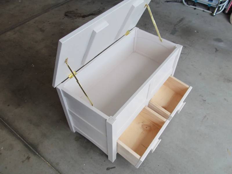 DIY blanket chest