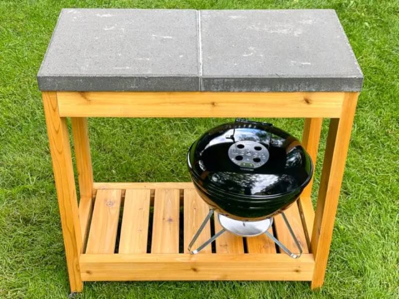 DIY grill station