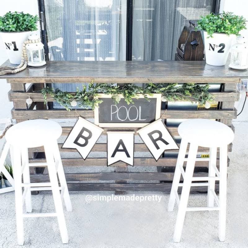 DIY quick diy outdoor bar
