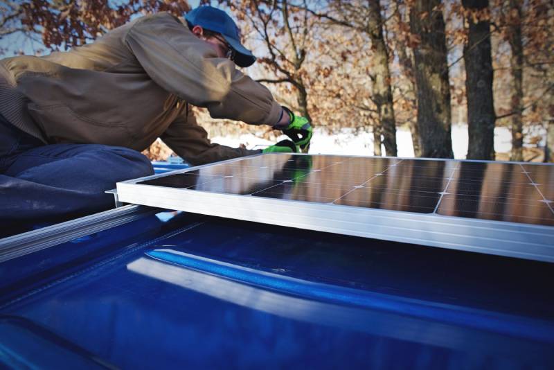 DIY solar powered system