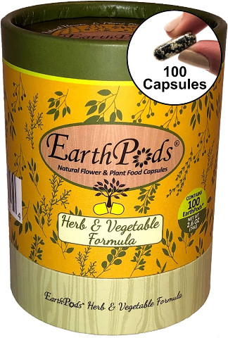EarthPods Premium Garden Herbs and Vegetable Plant Food