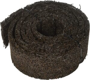 Plow & Hearth 55632 Recycled Rubber Permanent Garden Mulch Border