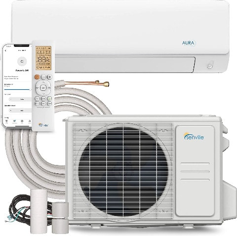 Senville Aura SENA/24HF Series Mini Split Air Conditioner Heat Pump