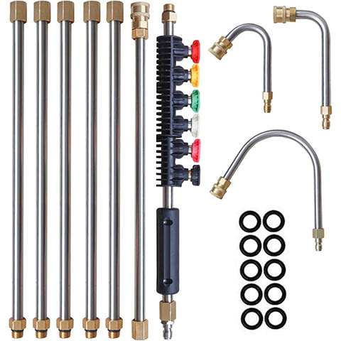 Xiny Tool Pressure Washer Extension Wand, 10 Pack Upgrade Power Washer Lance