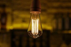 electric light bulb invented date