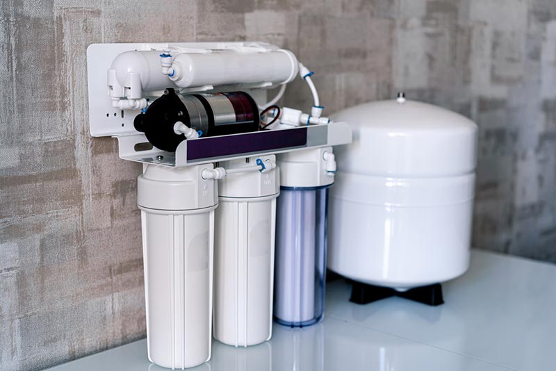 reverse osmosis water purification system at home