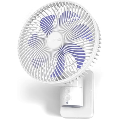 Airbition 8-Inch Small Wall Mount Fan