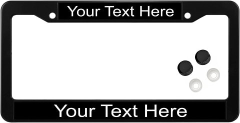 BestLicensePlateFrames Personalized ABS Frame