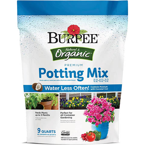 Burpee Premium Organic Potting Natural Soil Mix